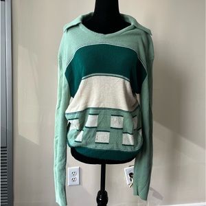 Funky green sweater